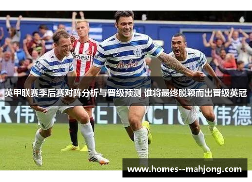 英甲联赛季后赛对阵分析与晋级预测 谁将最终脱颖而出晋级英冠